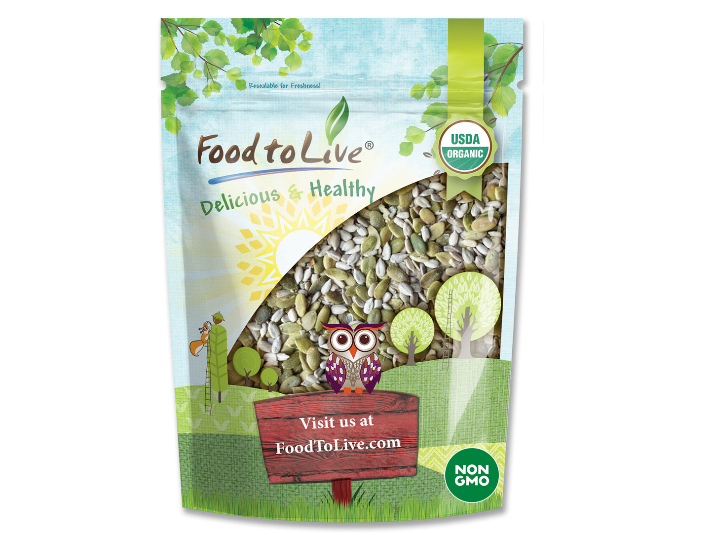 Organic Sprouted Seeds Mix - by Food To Live
