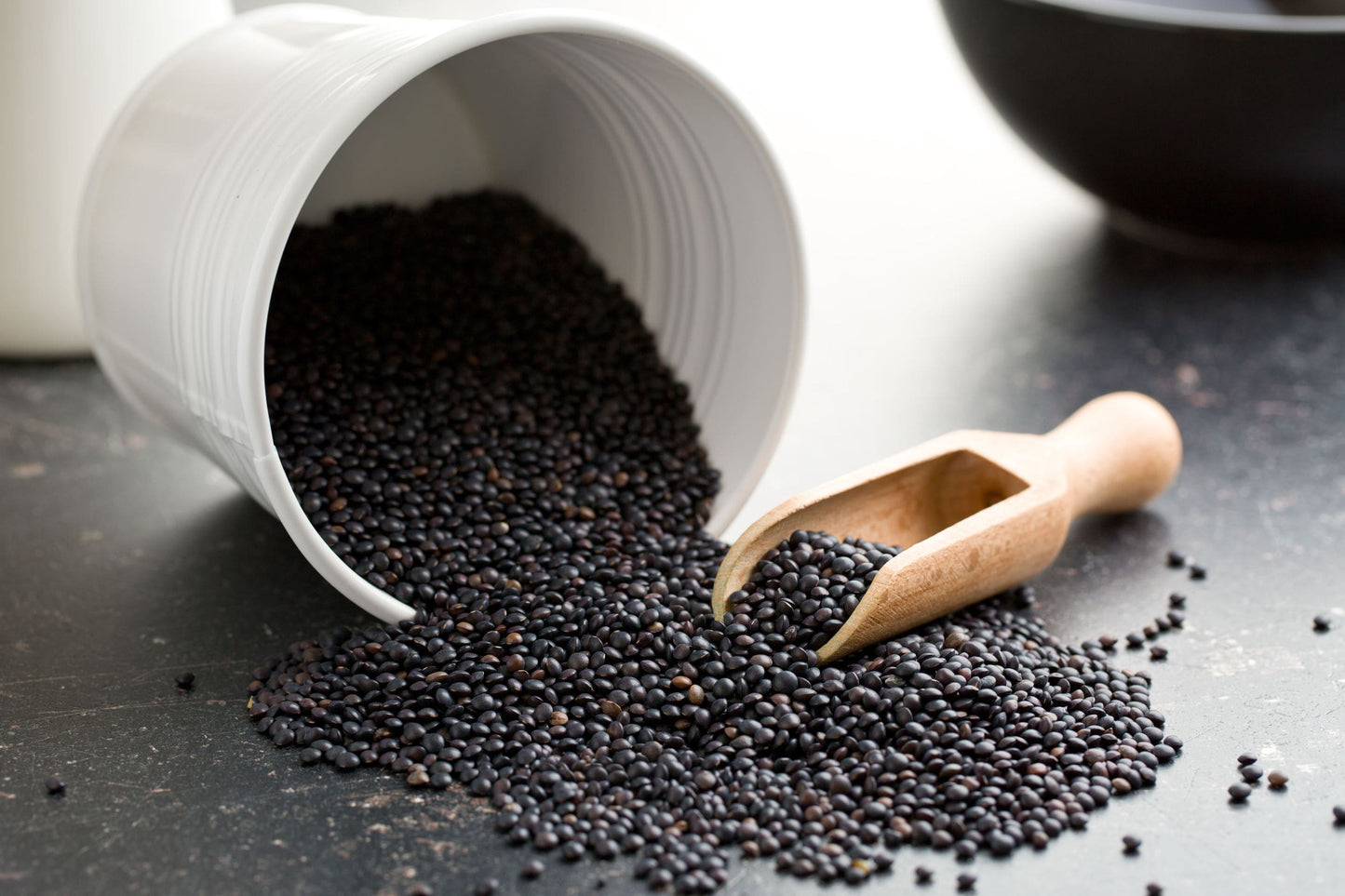 Organic Black Lentils - by Food To Live