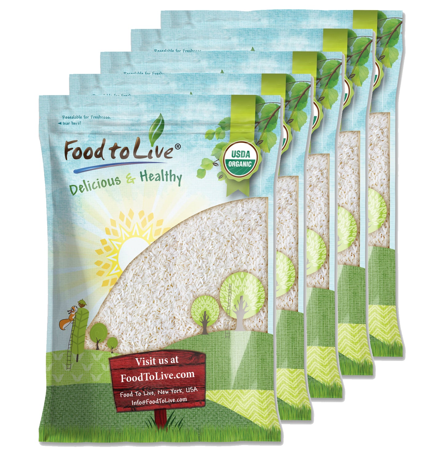 Organic Jasmine Rice - by Food To Live