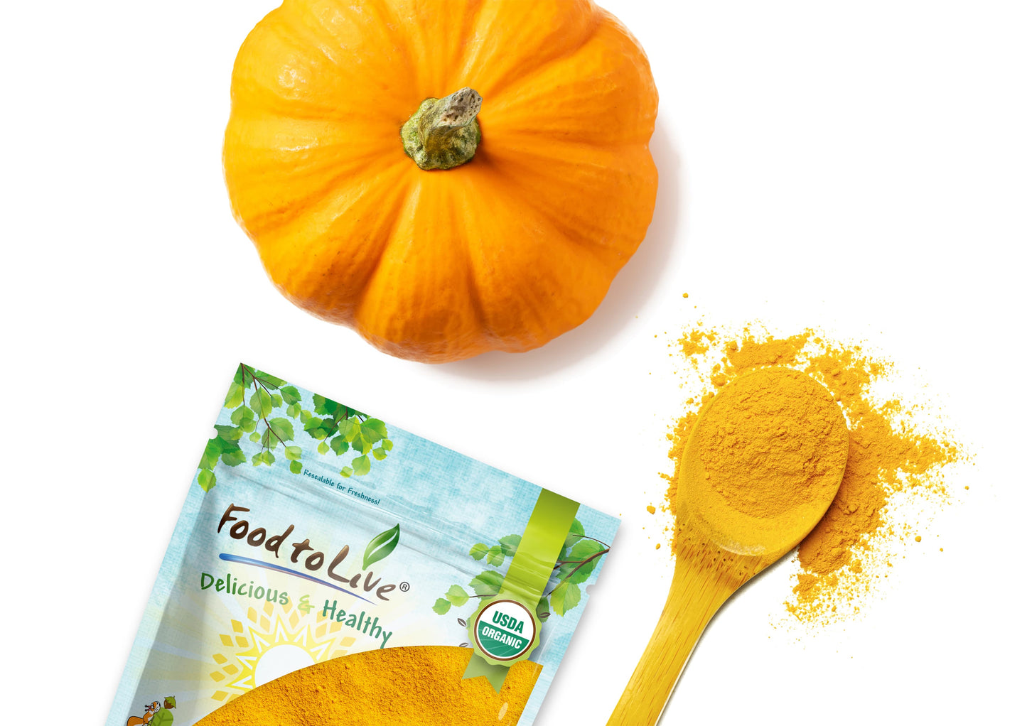 Organic Pumpkin Fruit Powder - by Food To Live