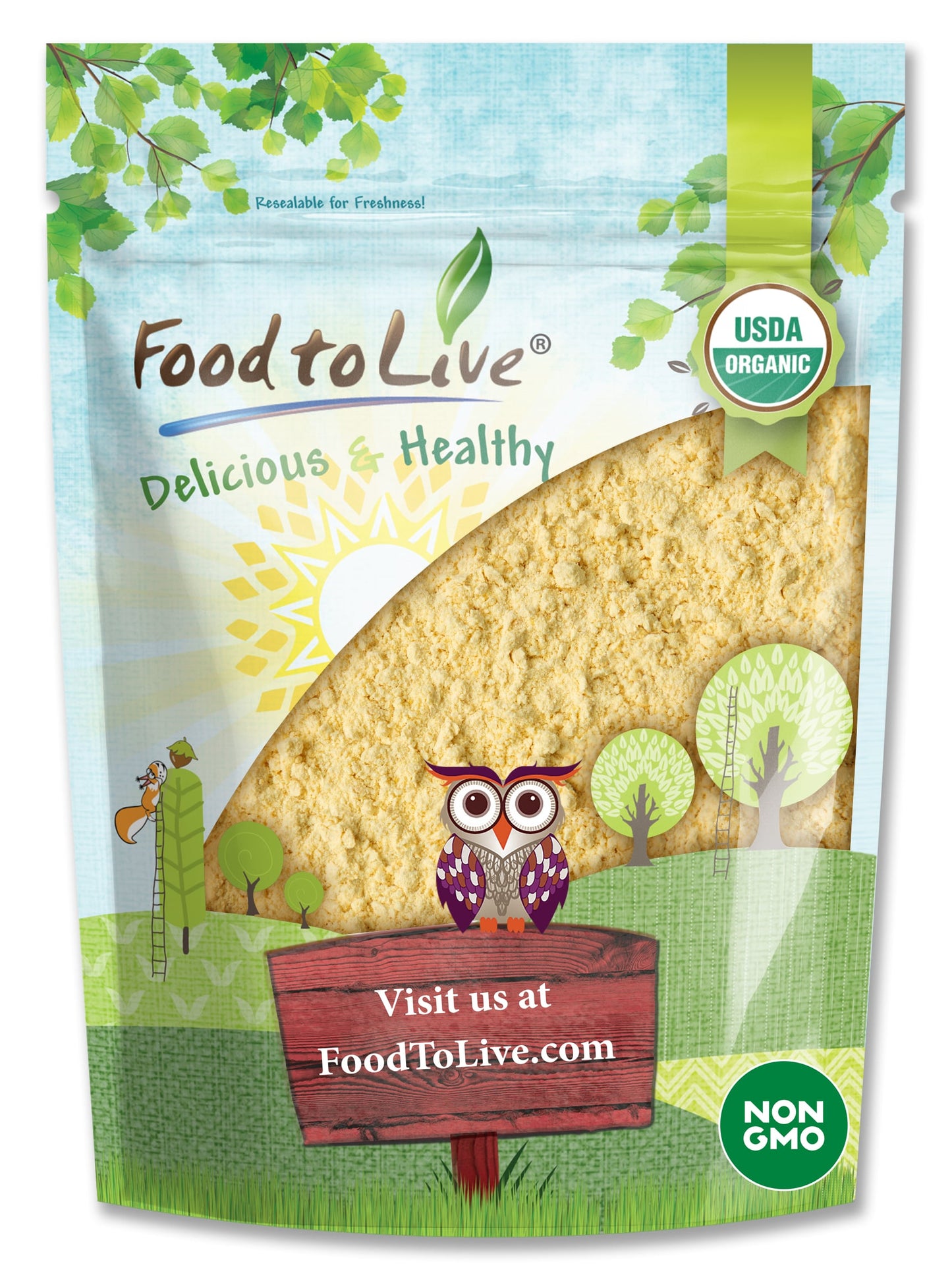 Organic Garbanzo Bean Flour - by Food To Live