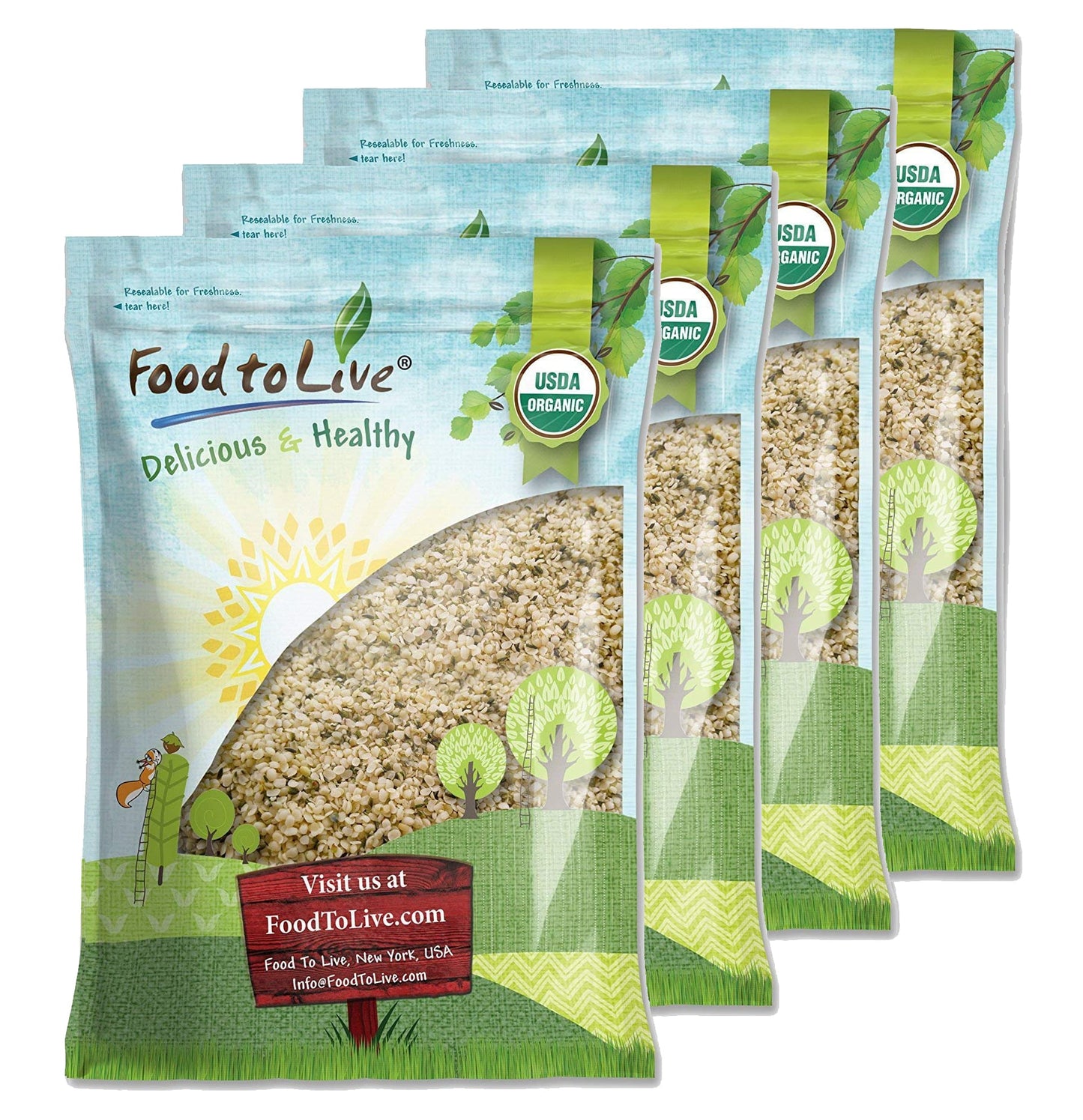 Organic Canadian Hemp Seeds - by Food To Live