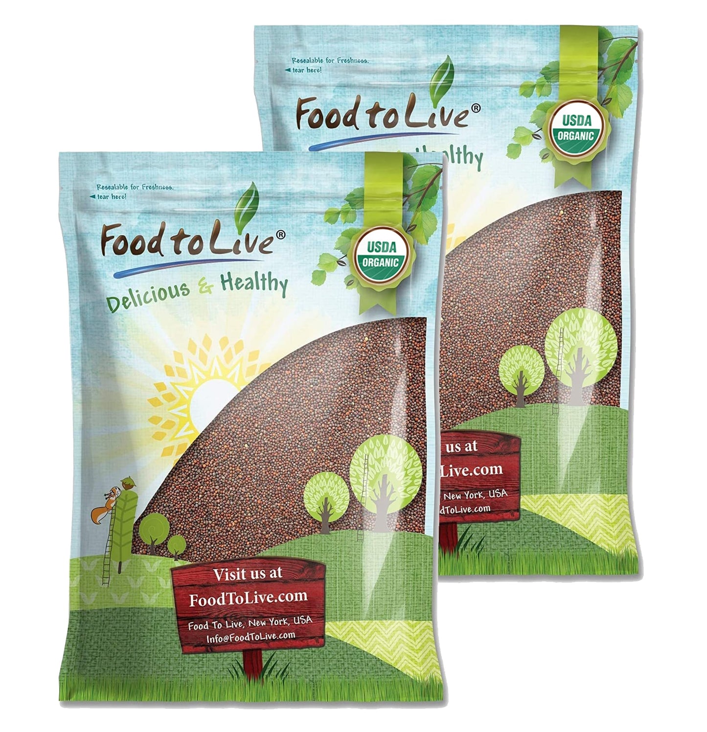 Organic Broccoli Seeds for Sprouting - by Food To Live
