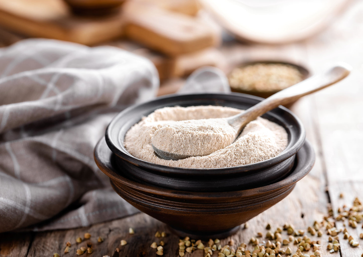 Organic Hulled Buckwheat Flour - by Food To Live