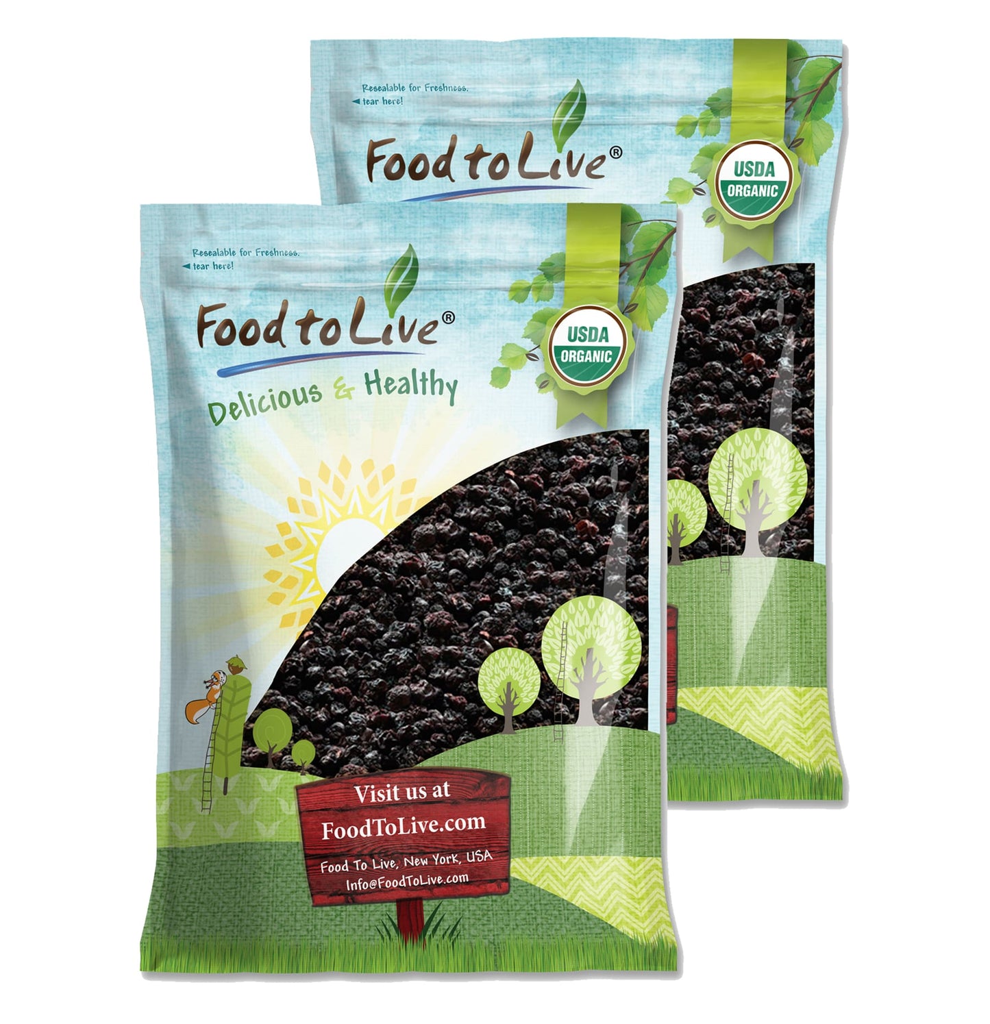 Organic Bing Cherries - by Food To Live