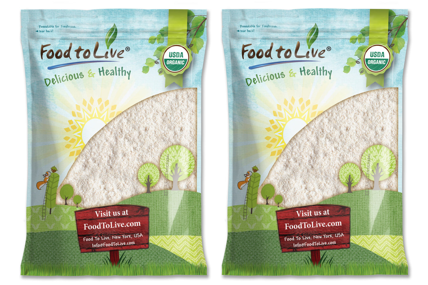 Organic Oat Flour - by Food To Live