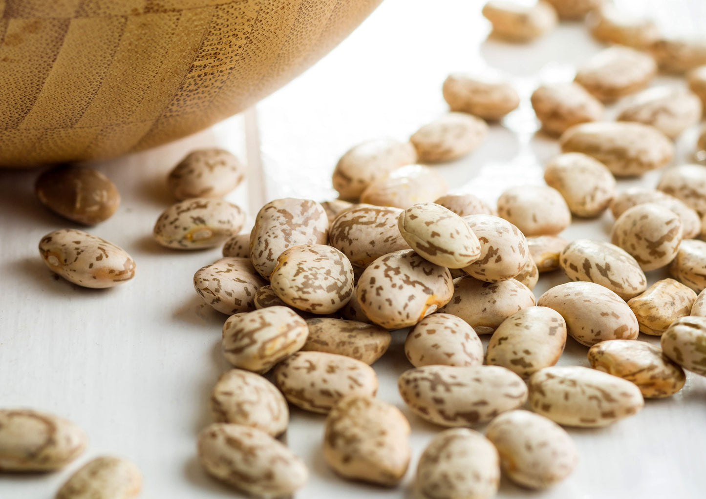 Pinto Beans — Non-GMO Verified, Raw, Dried, Vegan, Kosher, Bulk Frijol Seeds, Good Source of Protein, Fiber, Folate, Copper, and Thiamin. Low Sodium, Low Fat, Great for Cooking, Soups, Chili. Made in USA