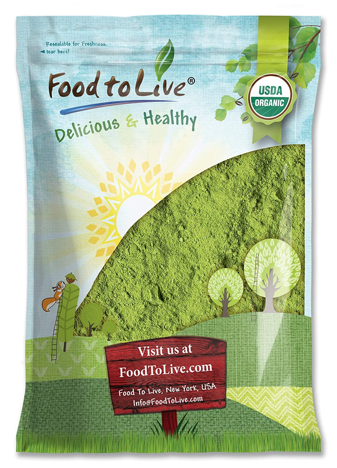 Organic Moringa Powder - by Food To Live