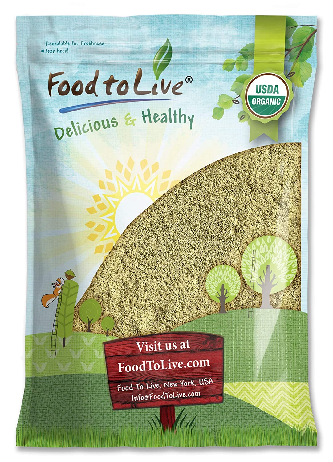 Organic Sprouted Oat Powder - by Food To Live