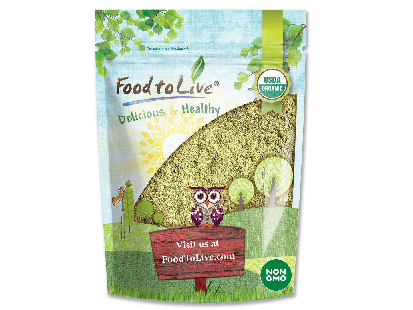 Organic Sprouted Oat Powder - by Food To Live