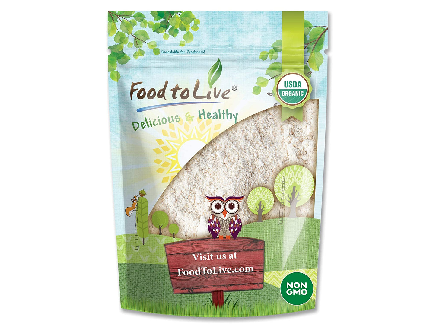 Organic Oat Flour - by Food To Live