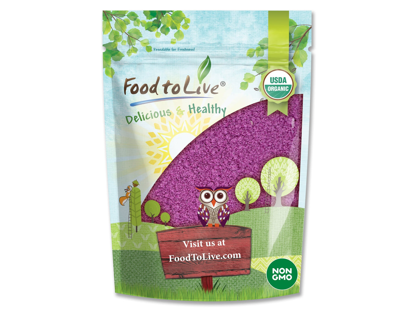 Organic Purple Sweet Potato Powder - by Food To Live