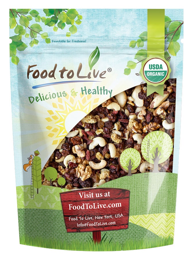 Organic Raw Super Nuts and Berries Trail Mix - by Food To Live