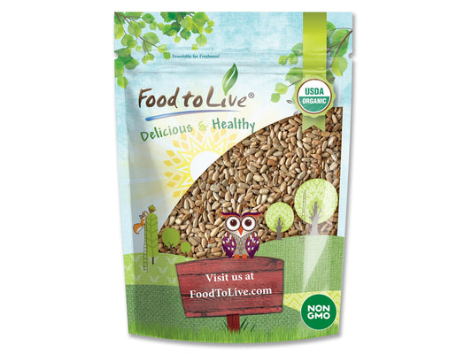 Organic Dry Roasted Sunflower Seed Kernels - by Food To Live