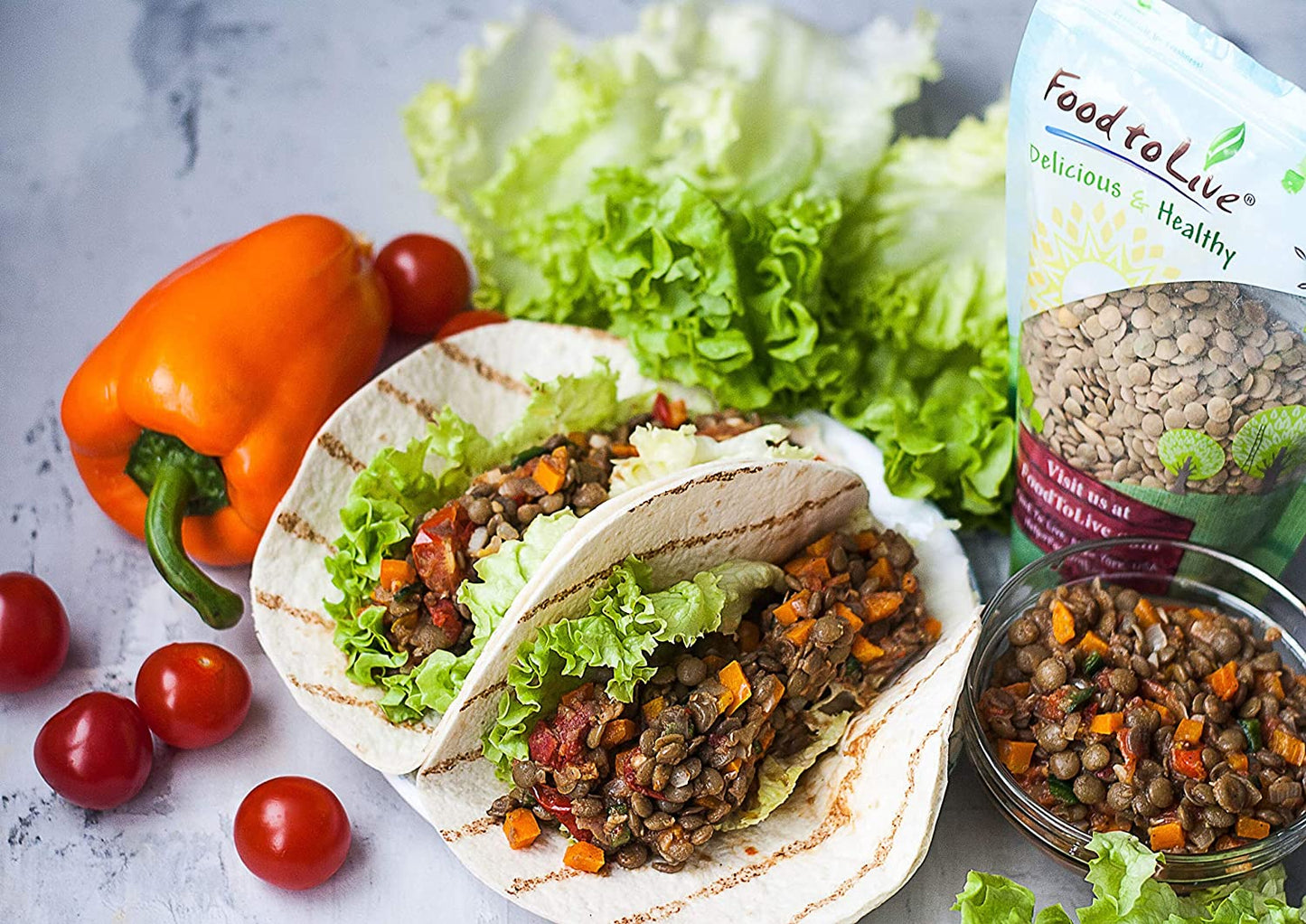 Red Lentils Whole - by Food To Live