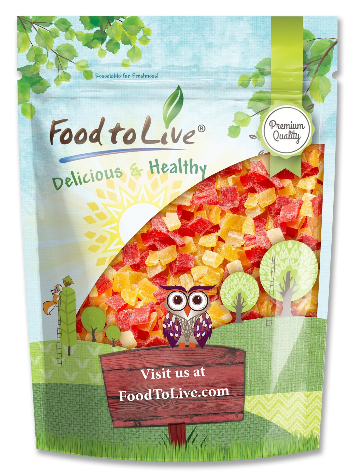 Diced Fruits Mix - by Food To Live