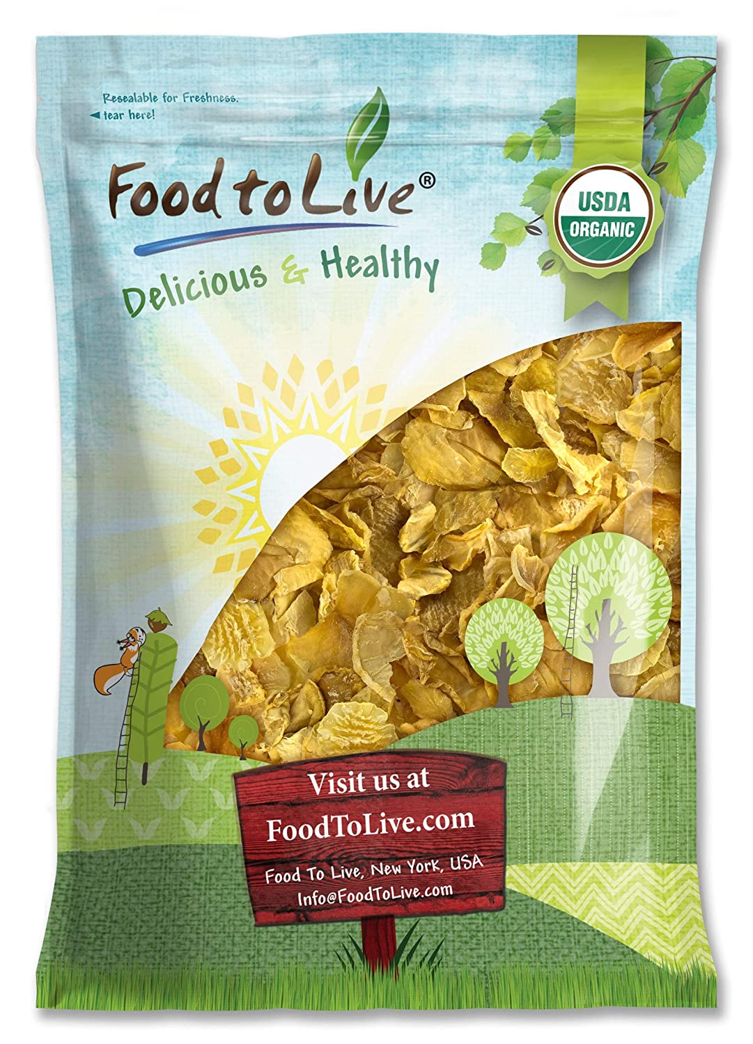 Organic Yacon Slices - by Food To Live