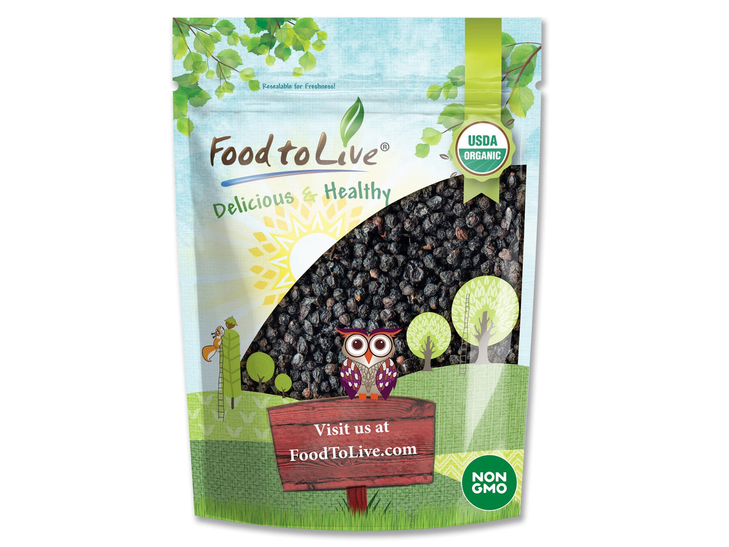 Organic Elderberries - by Food To Live