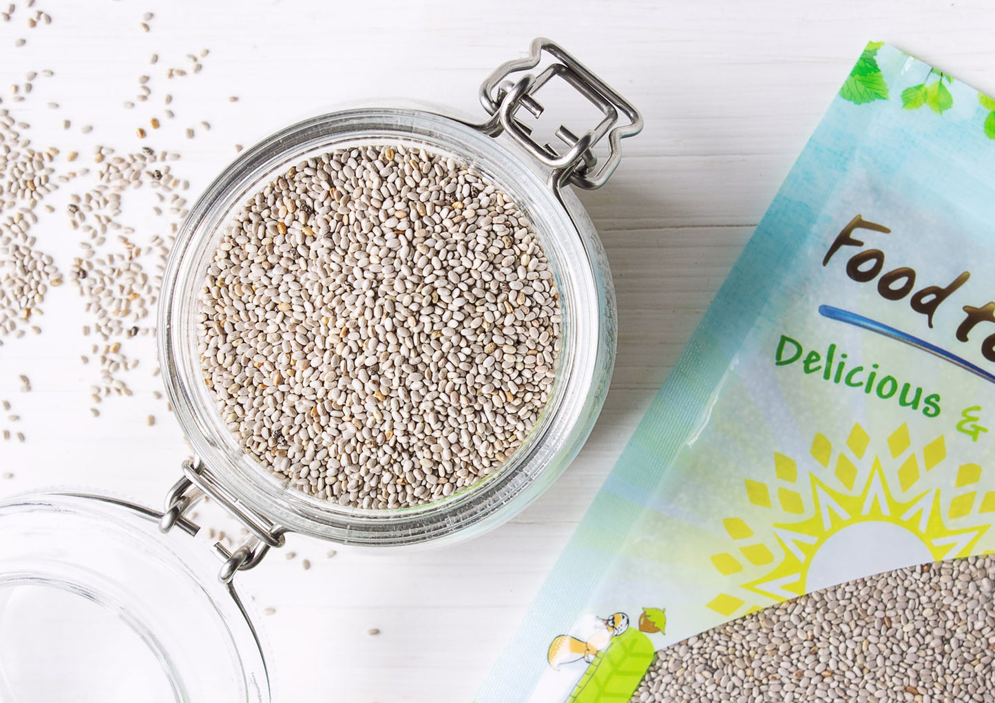 White Chia Seeds - by Food To Live