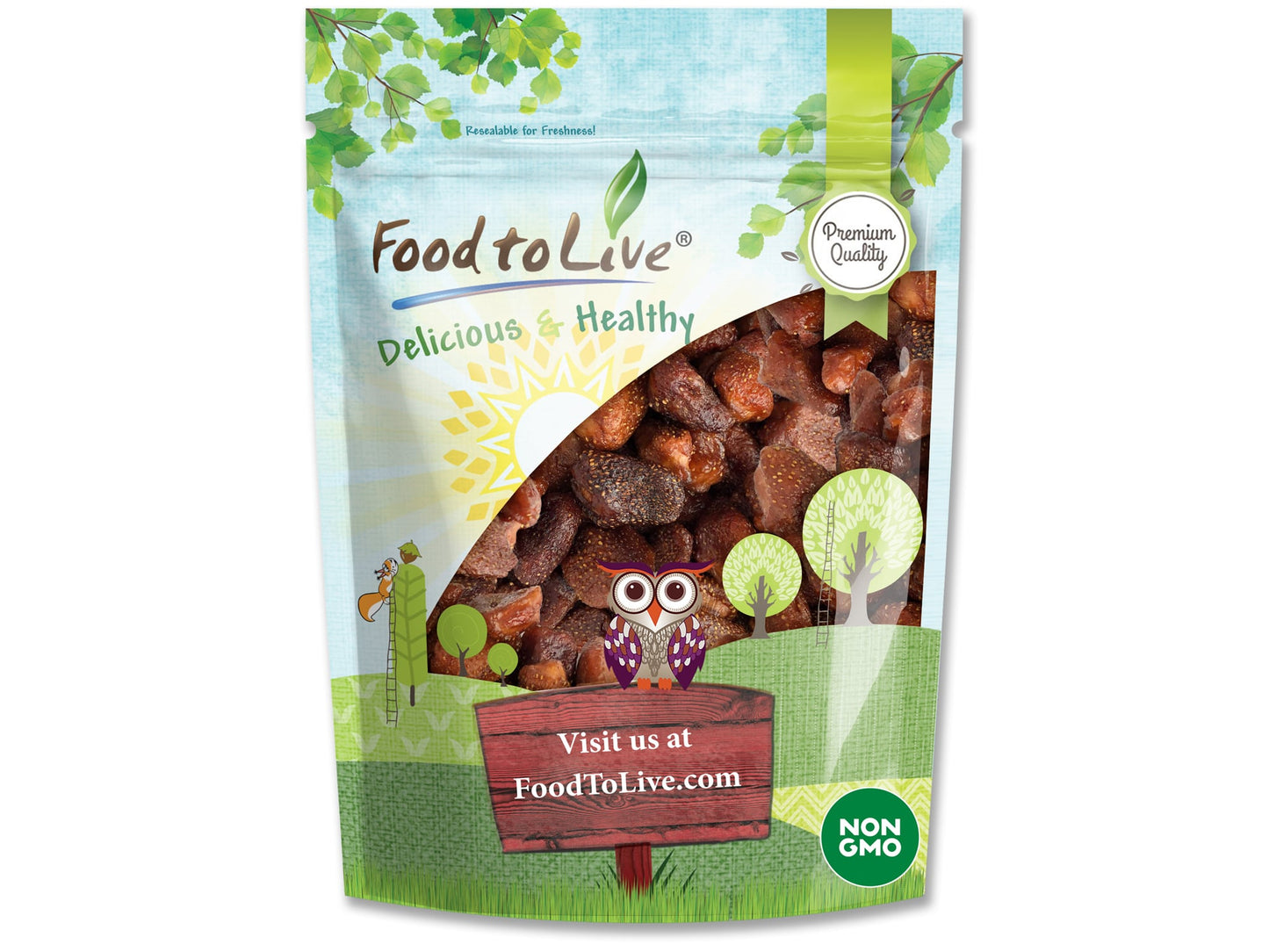 Whole Dried Strawberries - by Food To Live
