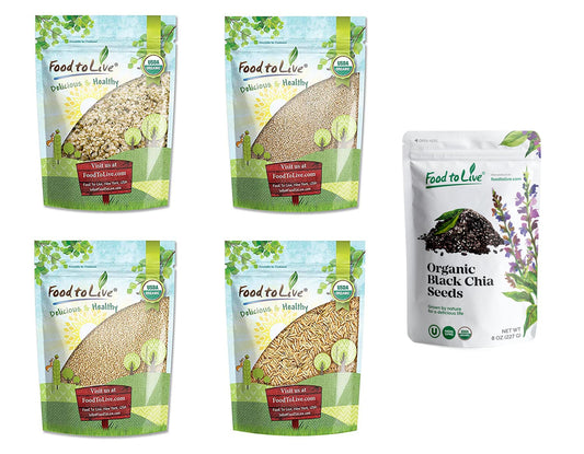 Organic Super Seeds in a Gift Box - by Food To Live