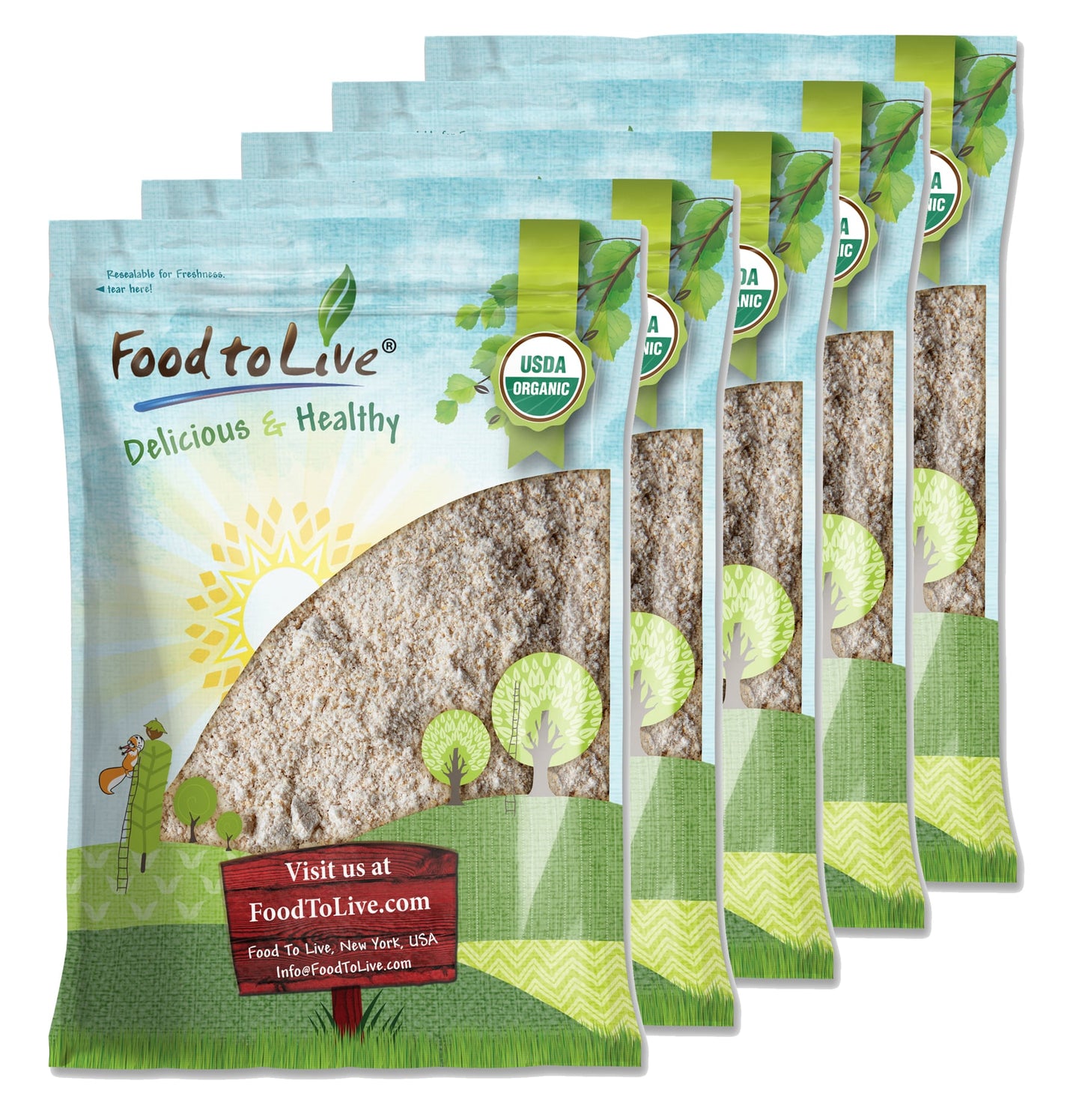 Organic Whole Grain Buckwheat Flour - by Food To Live