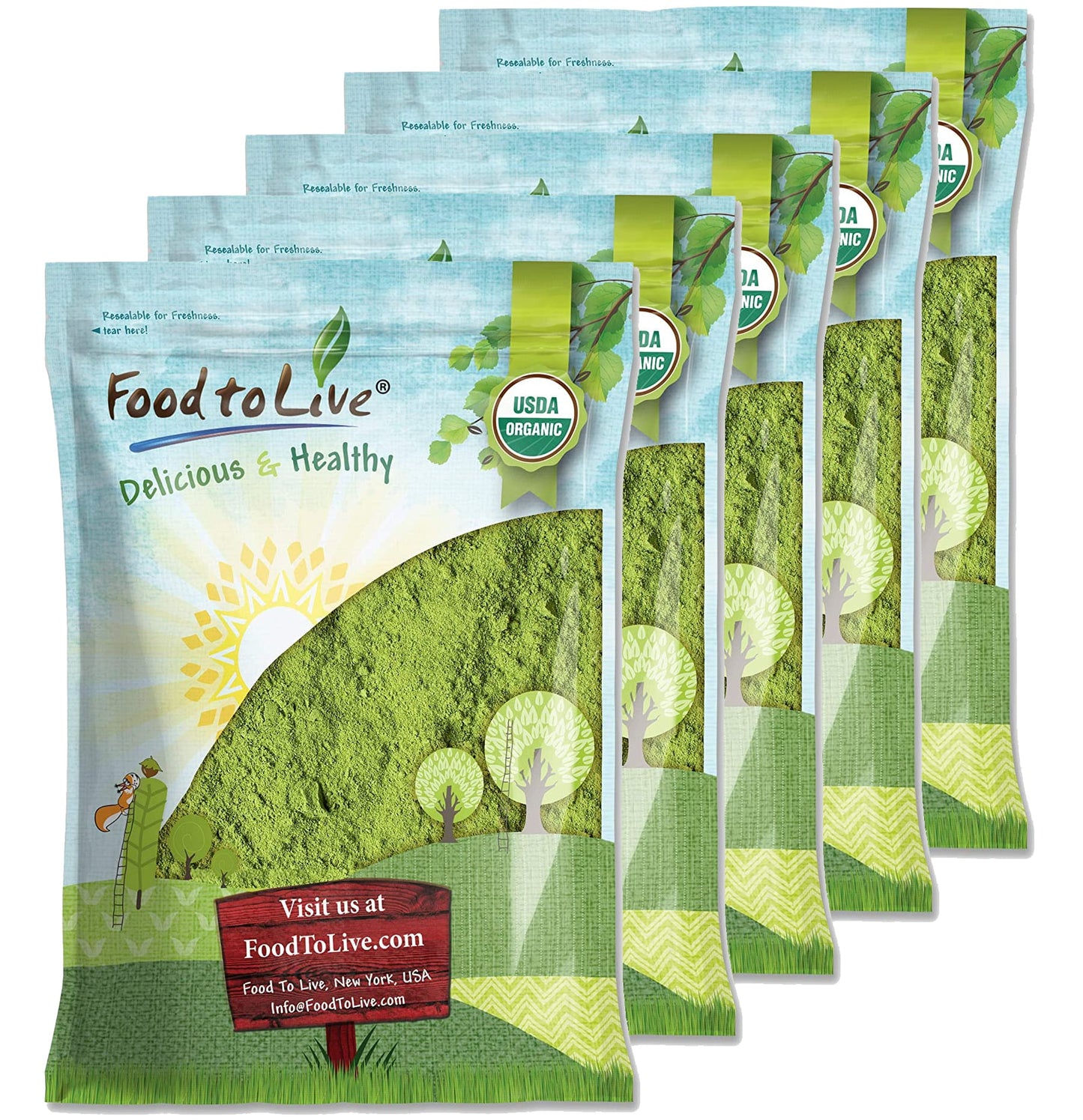Organic Moringa Powder - by Food To Live