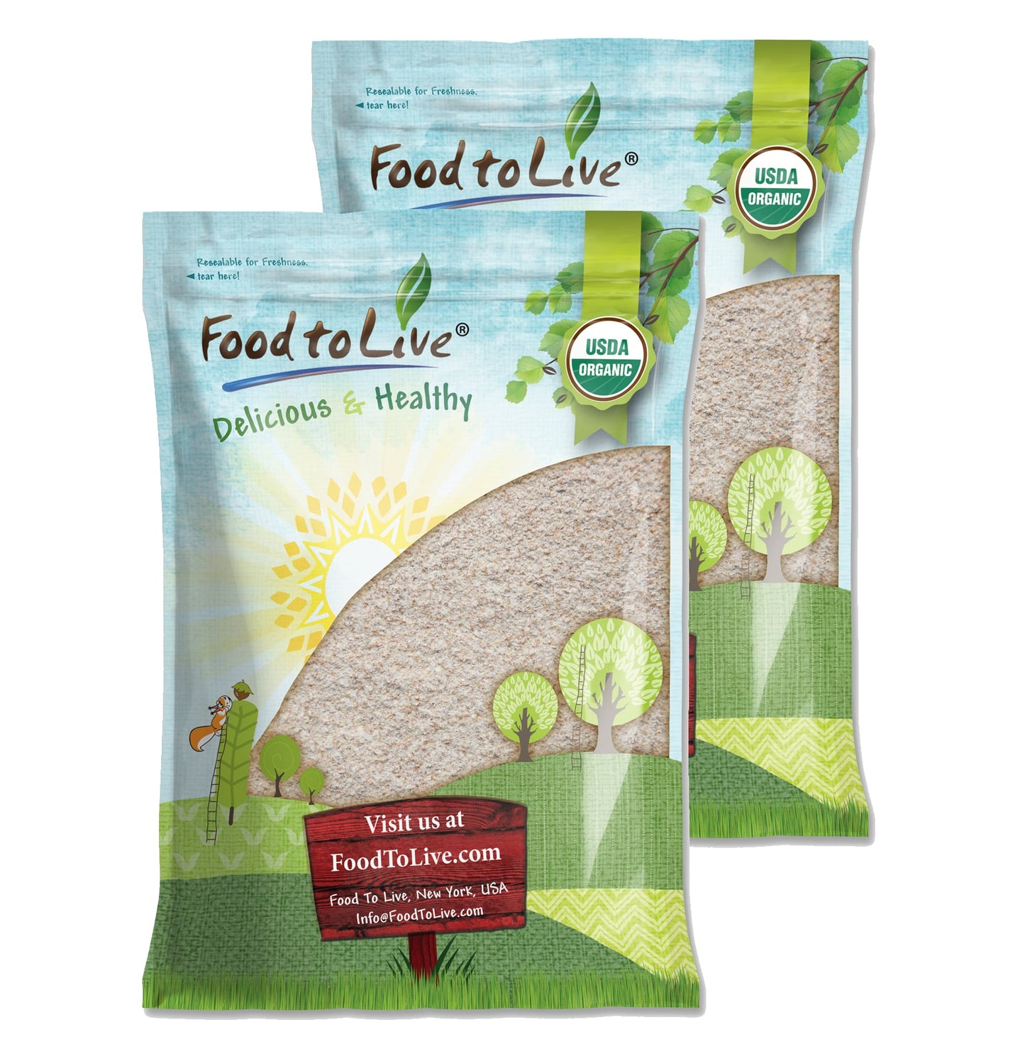 Organic Whole Wheat Bread Flour - by Food To Live