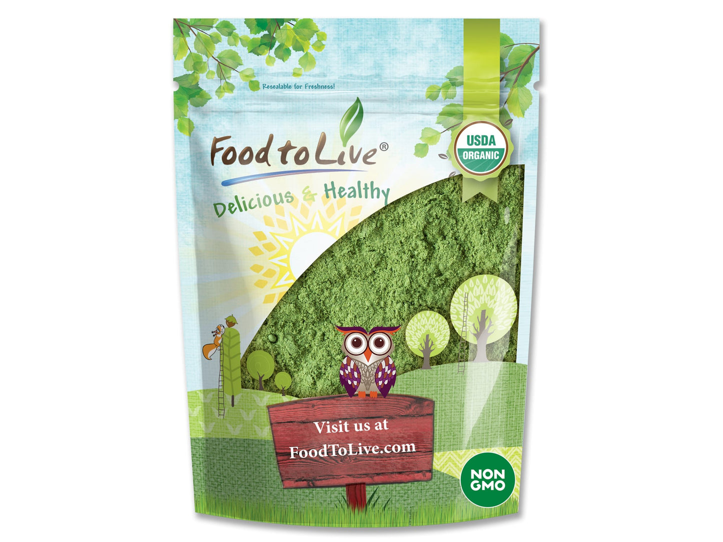 Organic SuperGreens Powder Blend - by Food To Live