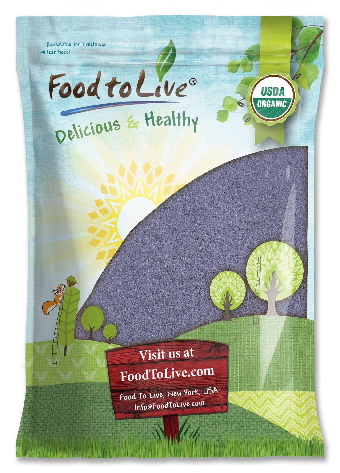 Organic Butterfly Pea Flower Powder - by Food To Live