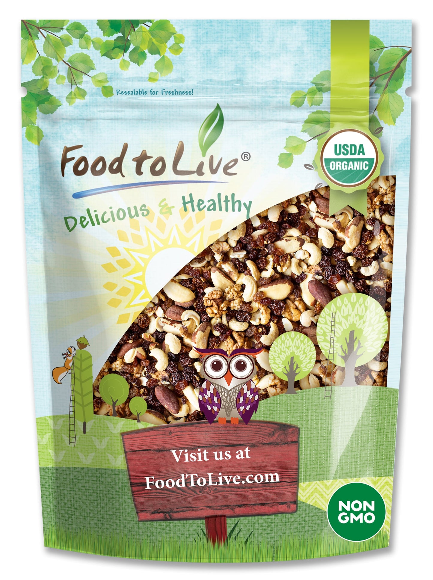 Organic Energy Trail Mix - by Food To Live