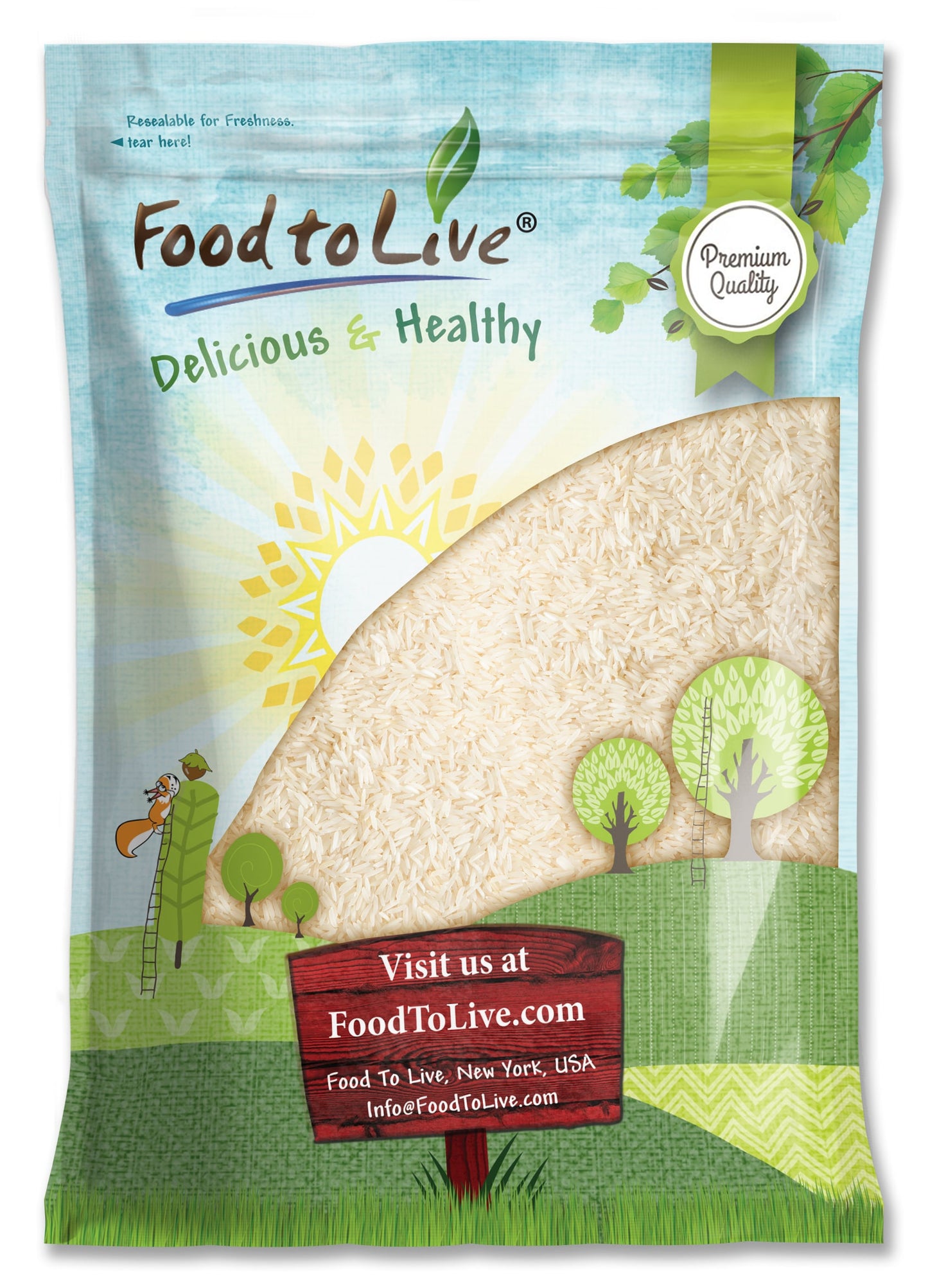 Jasmine White Rice - by Food To Live
