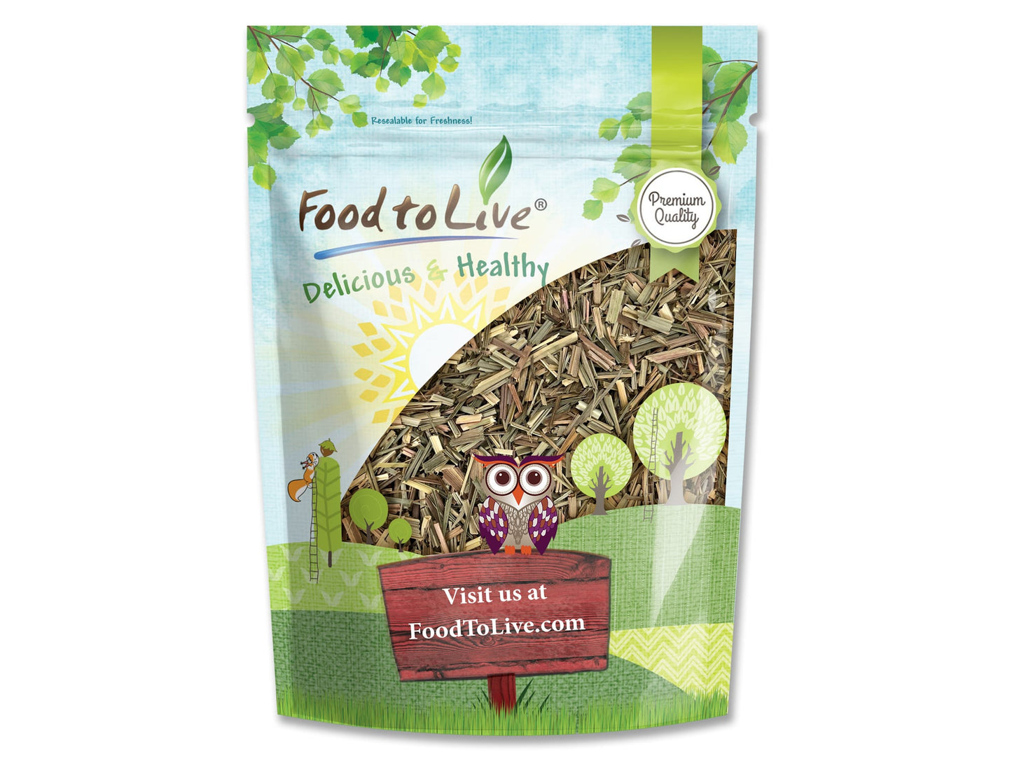Dried Lemongrass Leaves - by Food To Live
