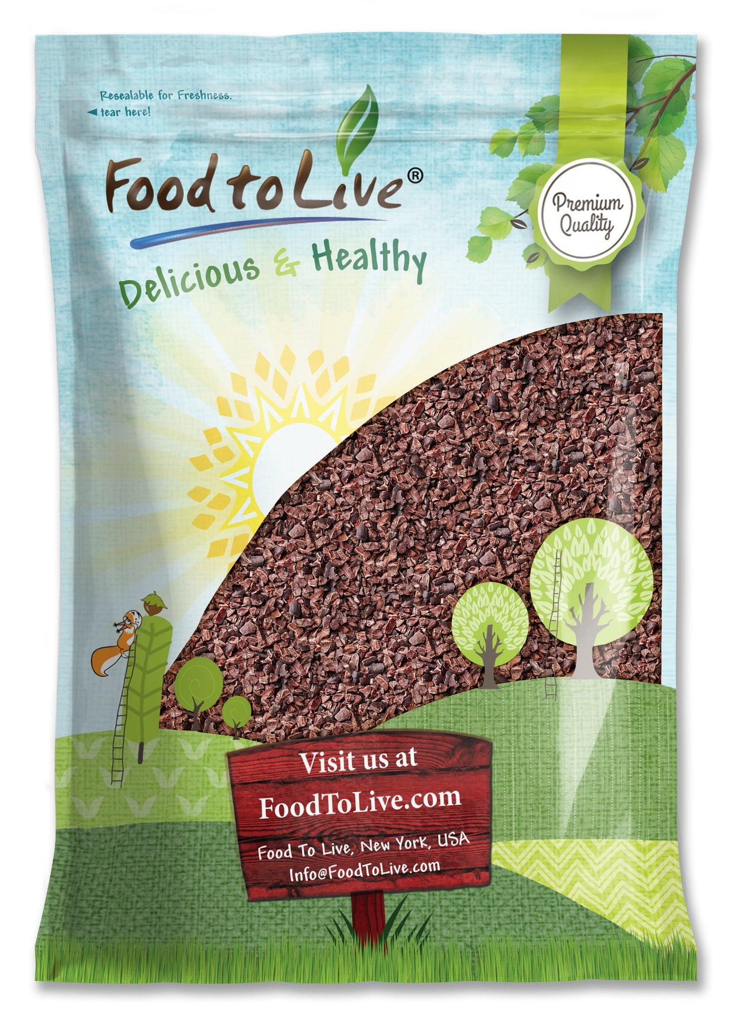 Cacao Nibs - by Food To Live