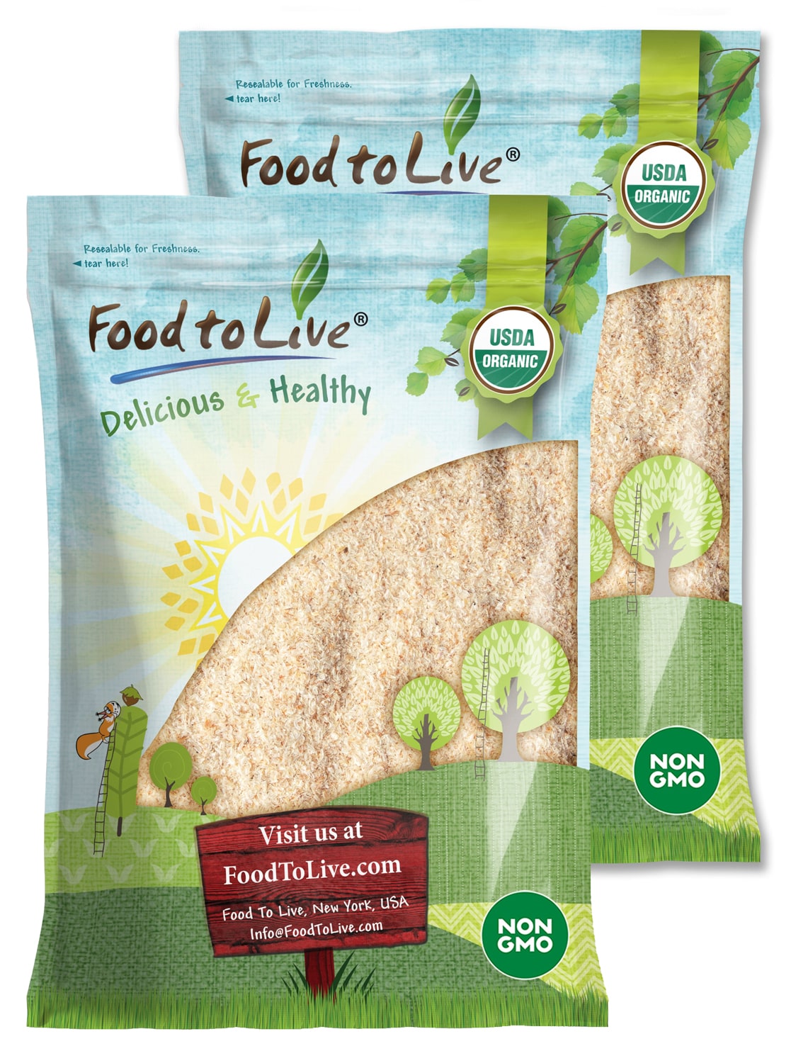 Organic Whole Psyllium Husks - by Food To Live