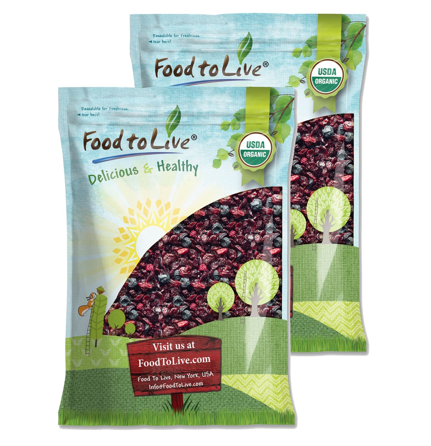 Organic Mixed Berries - by Food To Live