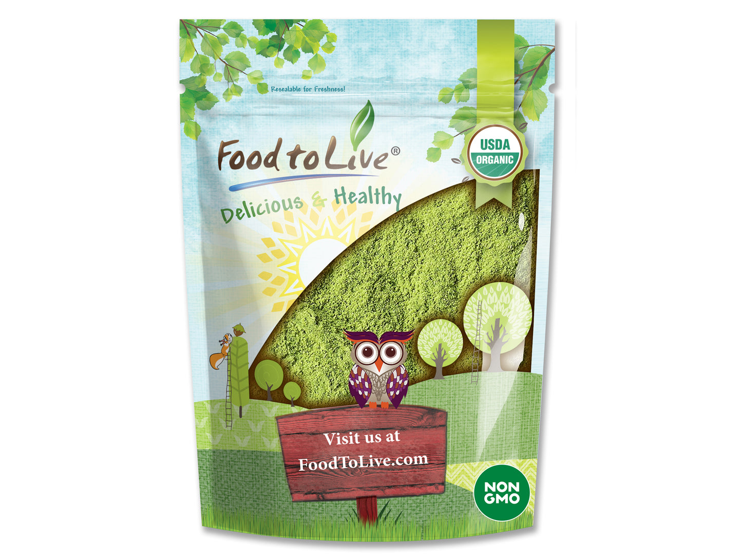 Organic Moringa Powder - by Food To Live