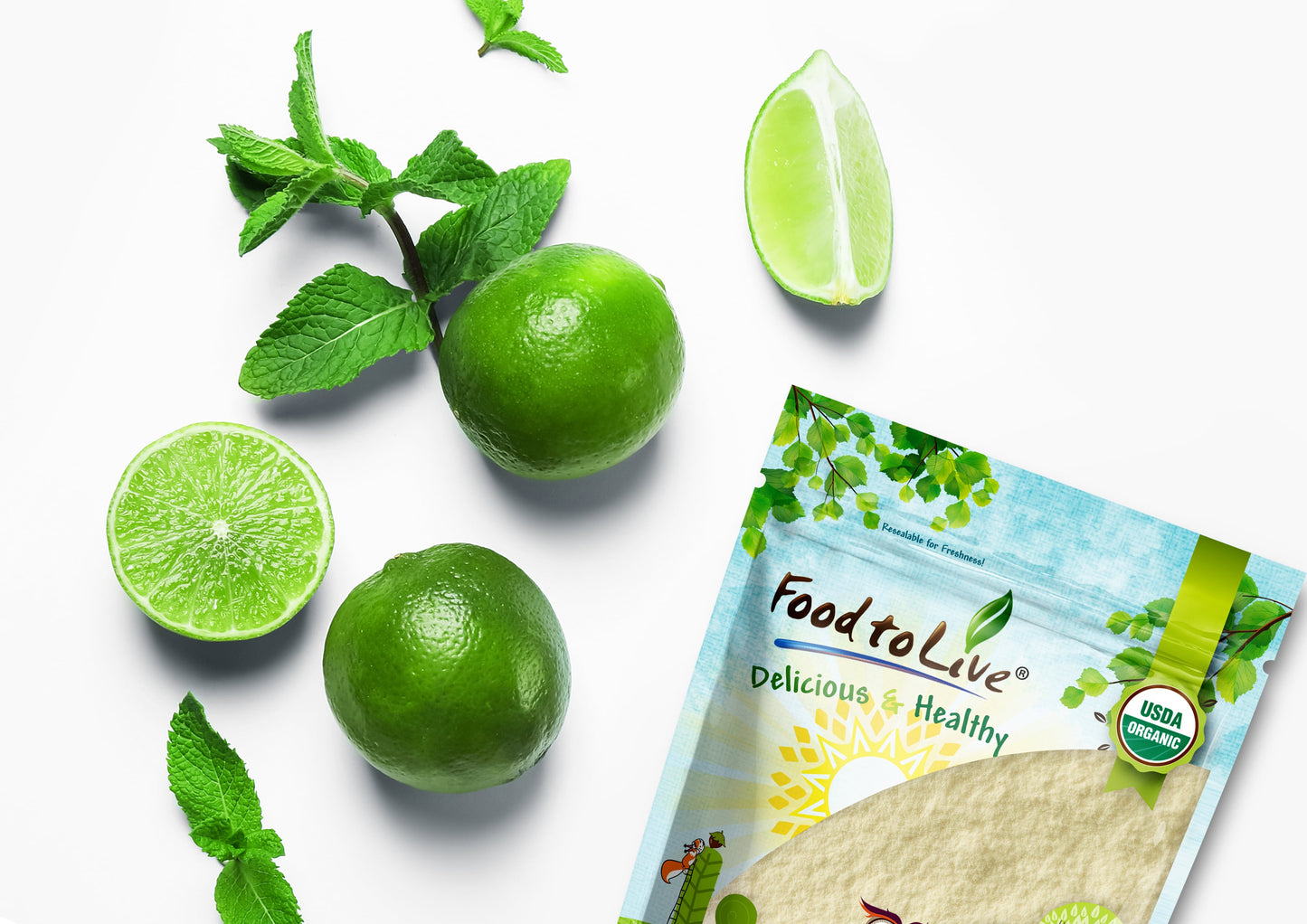 Organic Lime Powder - by Food To Live