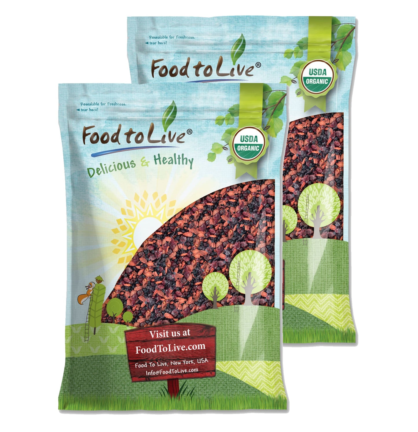Organic Yummy Berries Mix - by Food To Live
