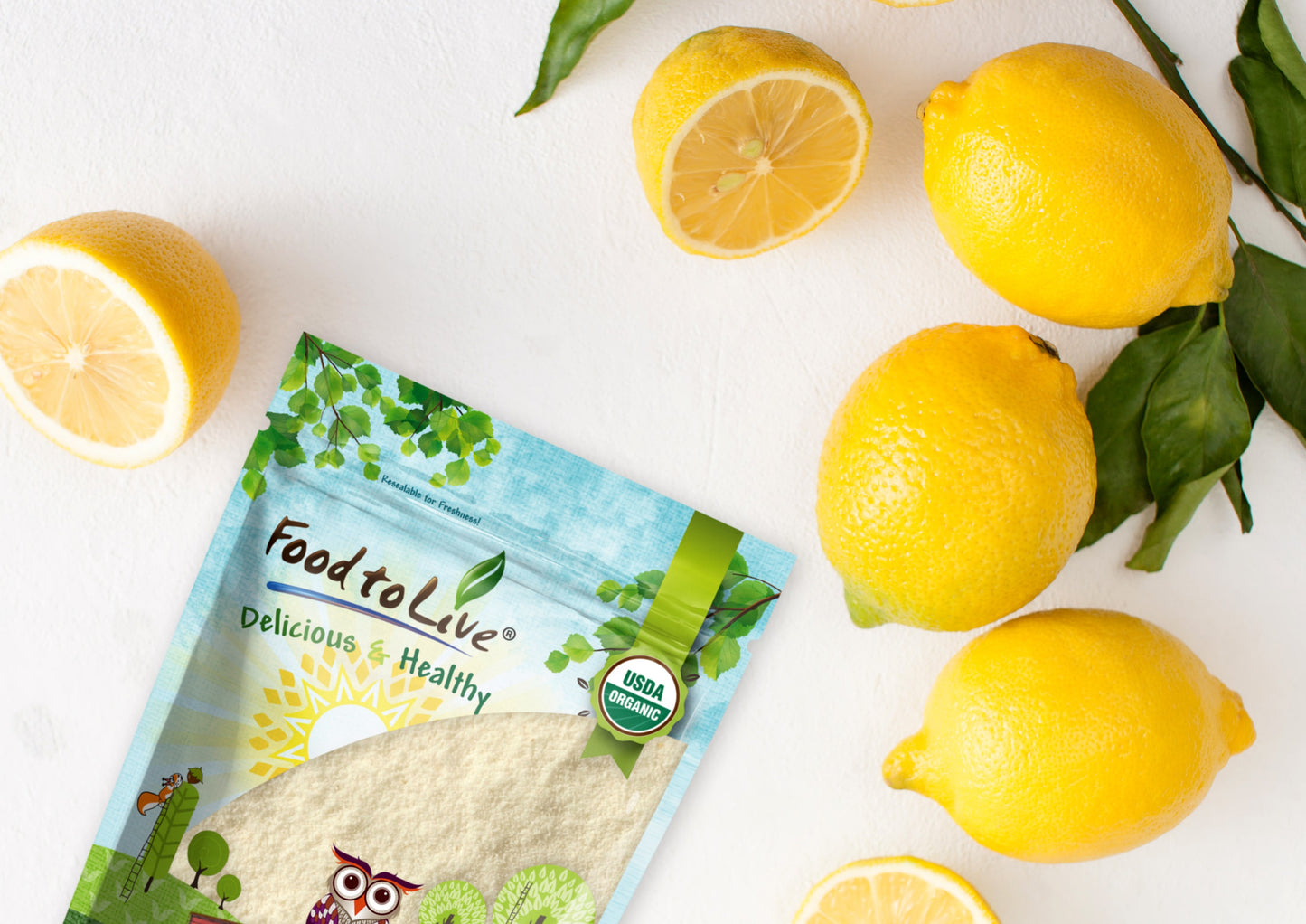Organic Lemon Juice Powder - by Food To Live