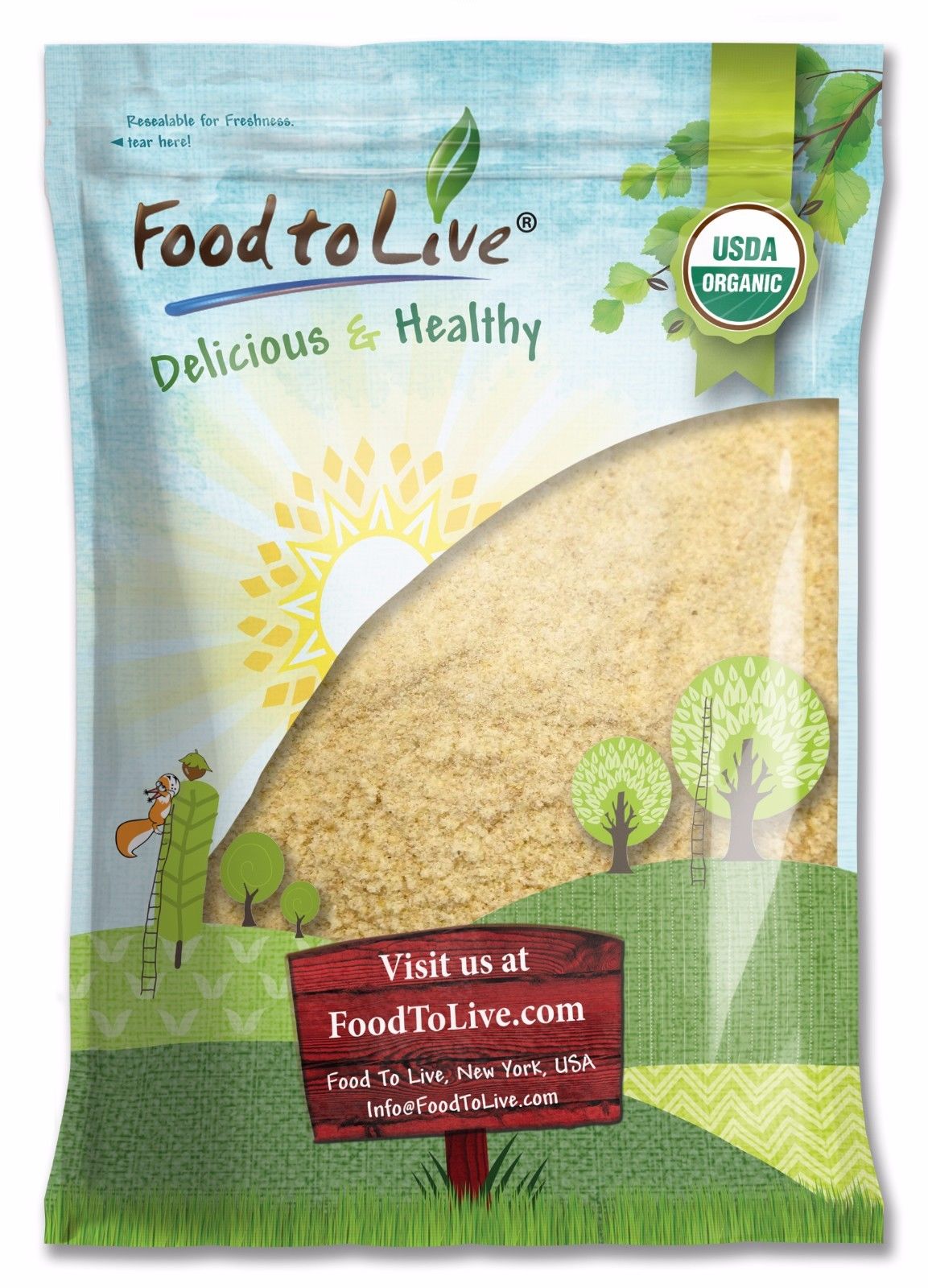 Organic KAMUT Khorasan Wheat Flour - by Food To Live