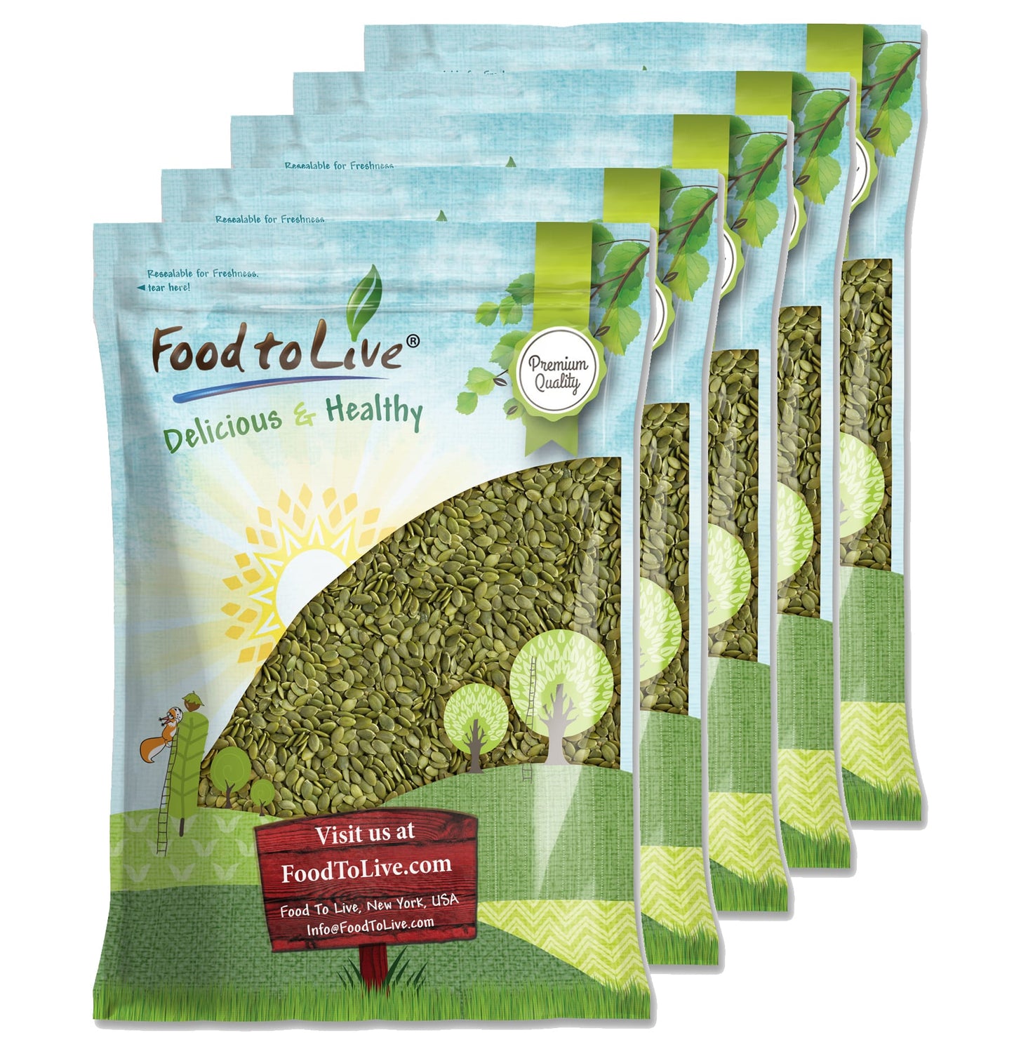 Pepitas / Pumpkin Seeds - by Food To Live