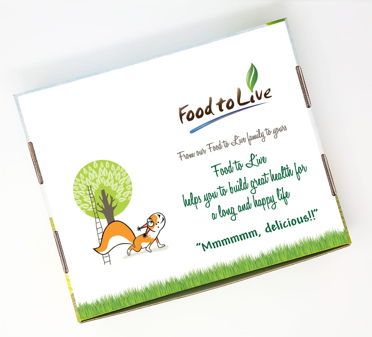 Organic Healthy Nuts & Seeds in a Gift Box - by Food To Live