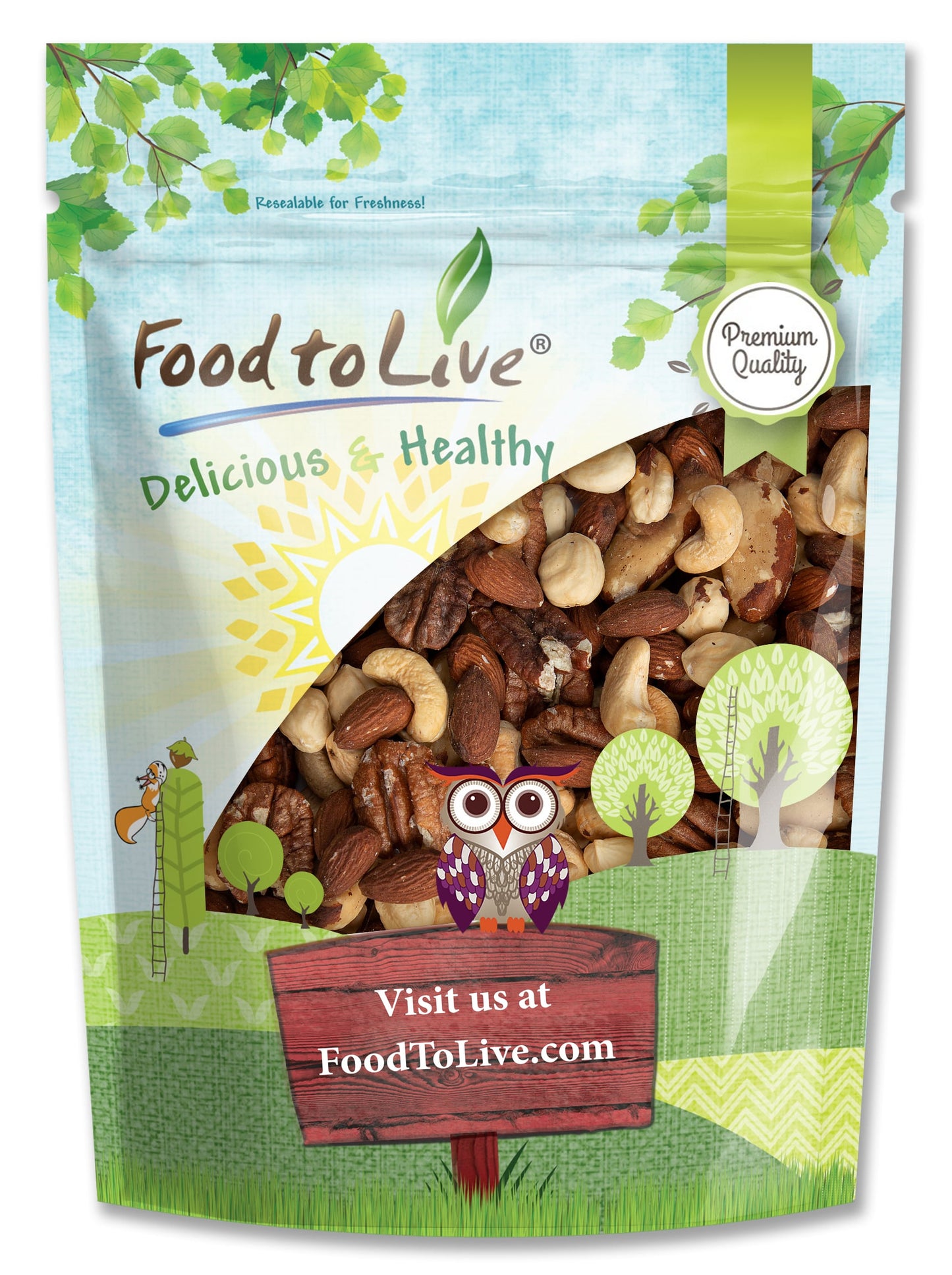 Deluxe Nuts Mix - by Food To Live