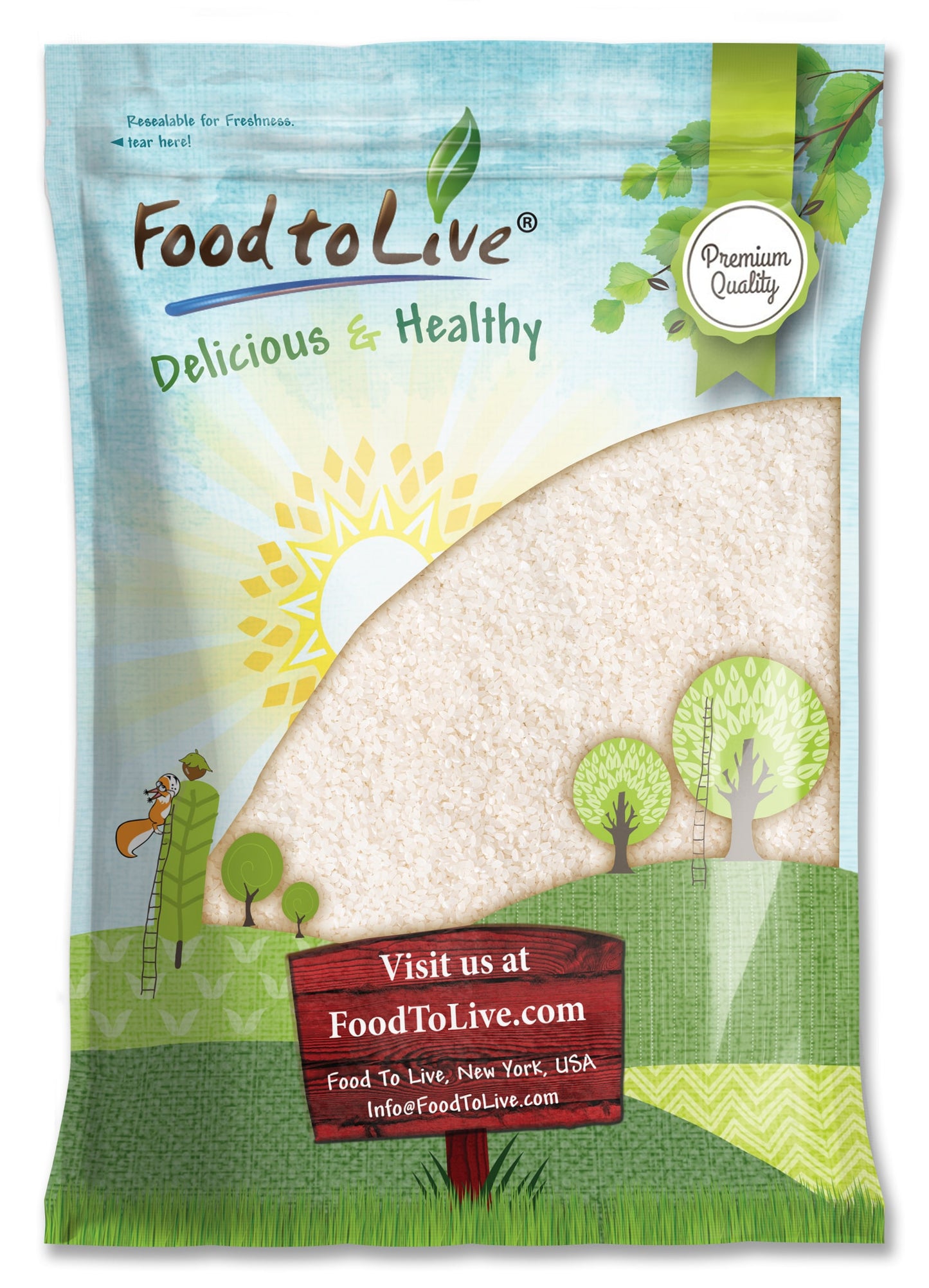Short Grain White Rice - by Food To Live