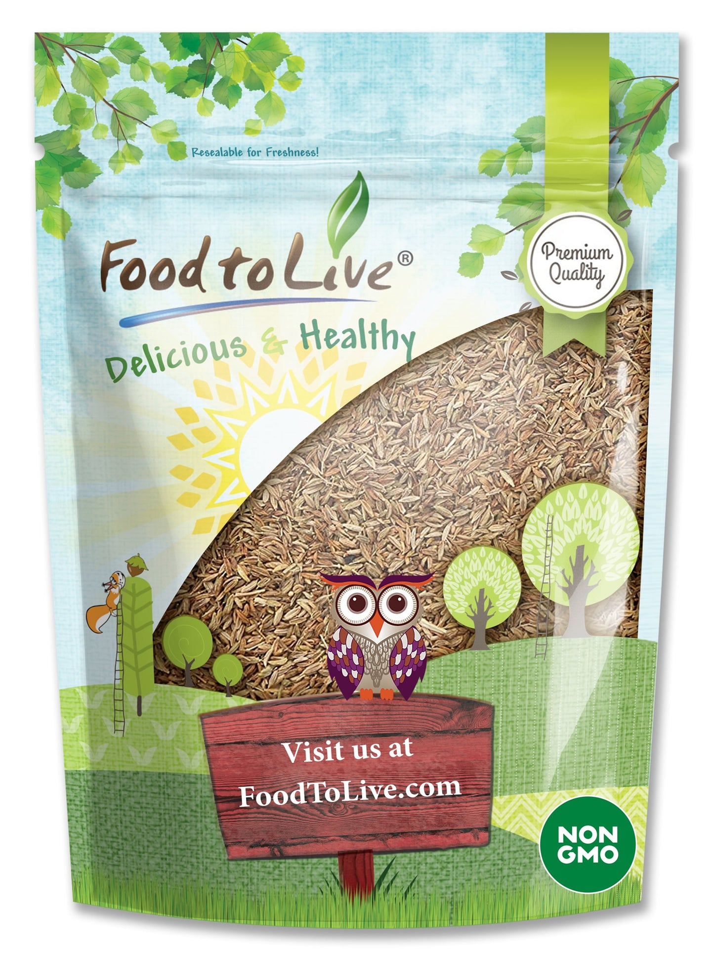 Cumin Seeds Whole - by Food To Live