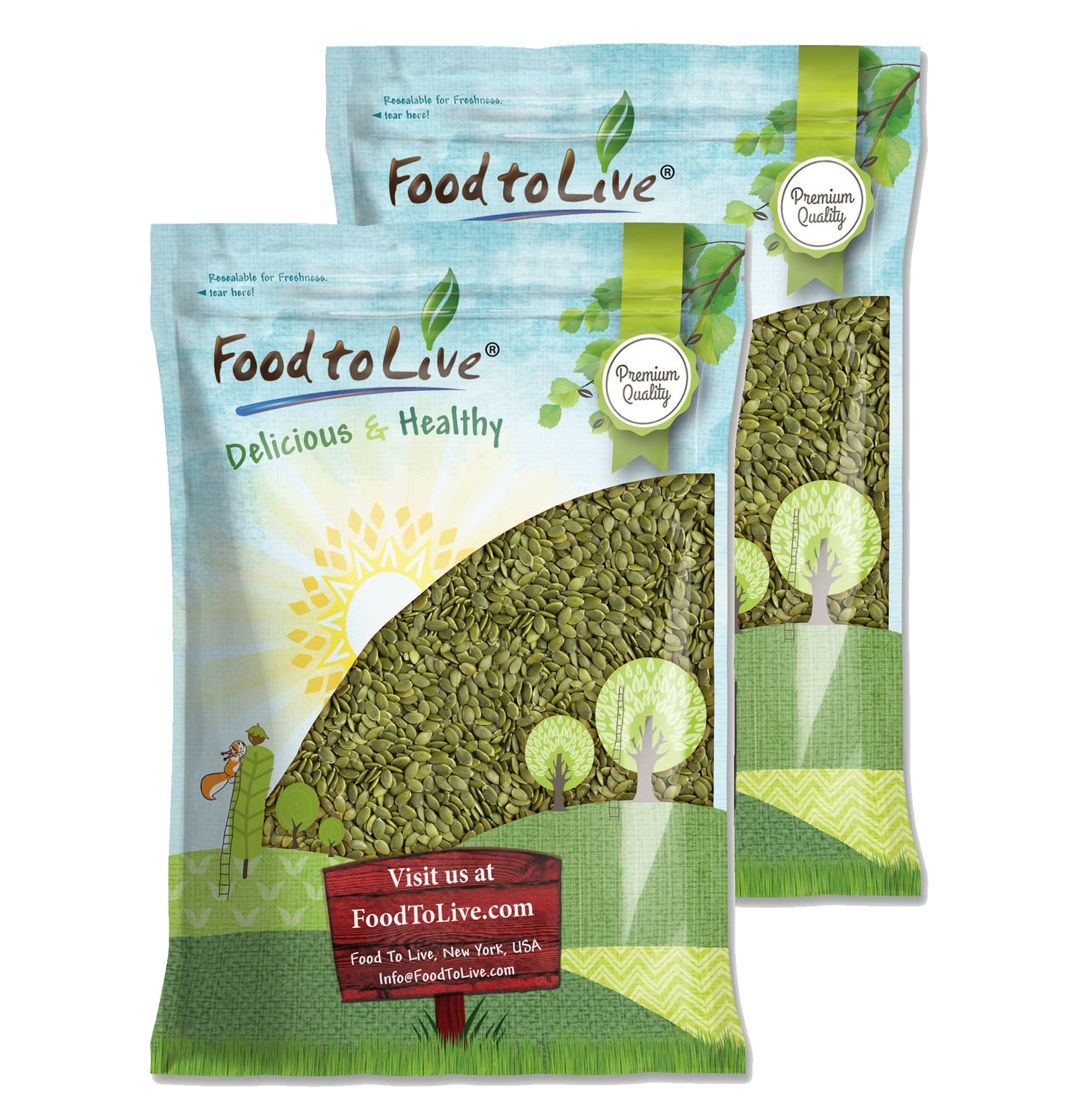 Pepitas / Pumpkin Seeds - by Food To Live