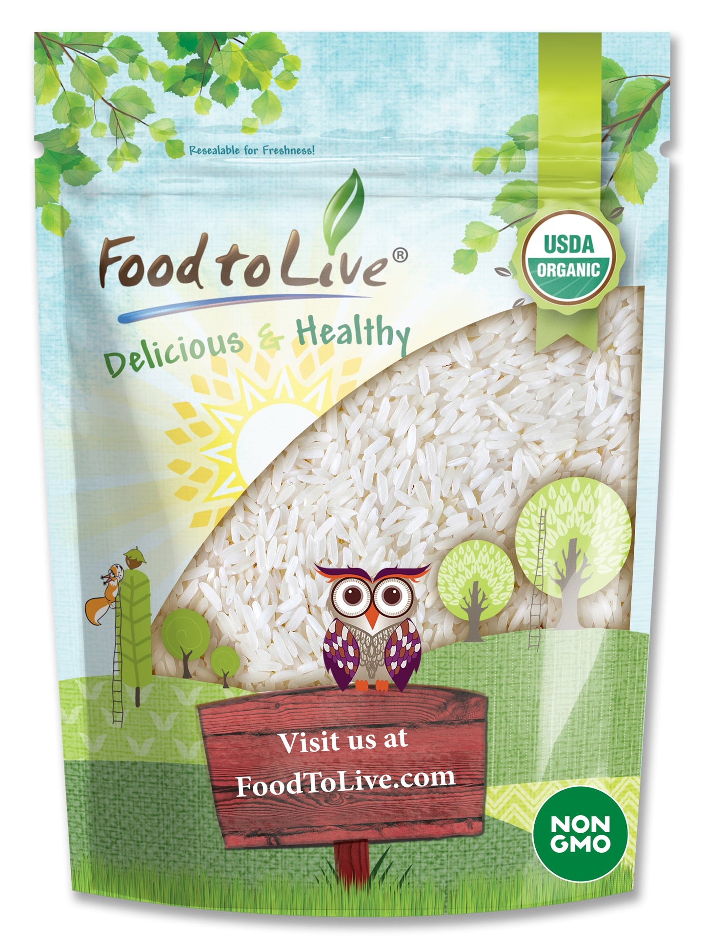 Organic Jasmine Rice - by Food To Live