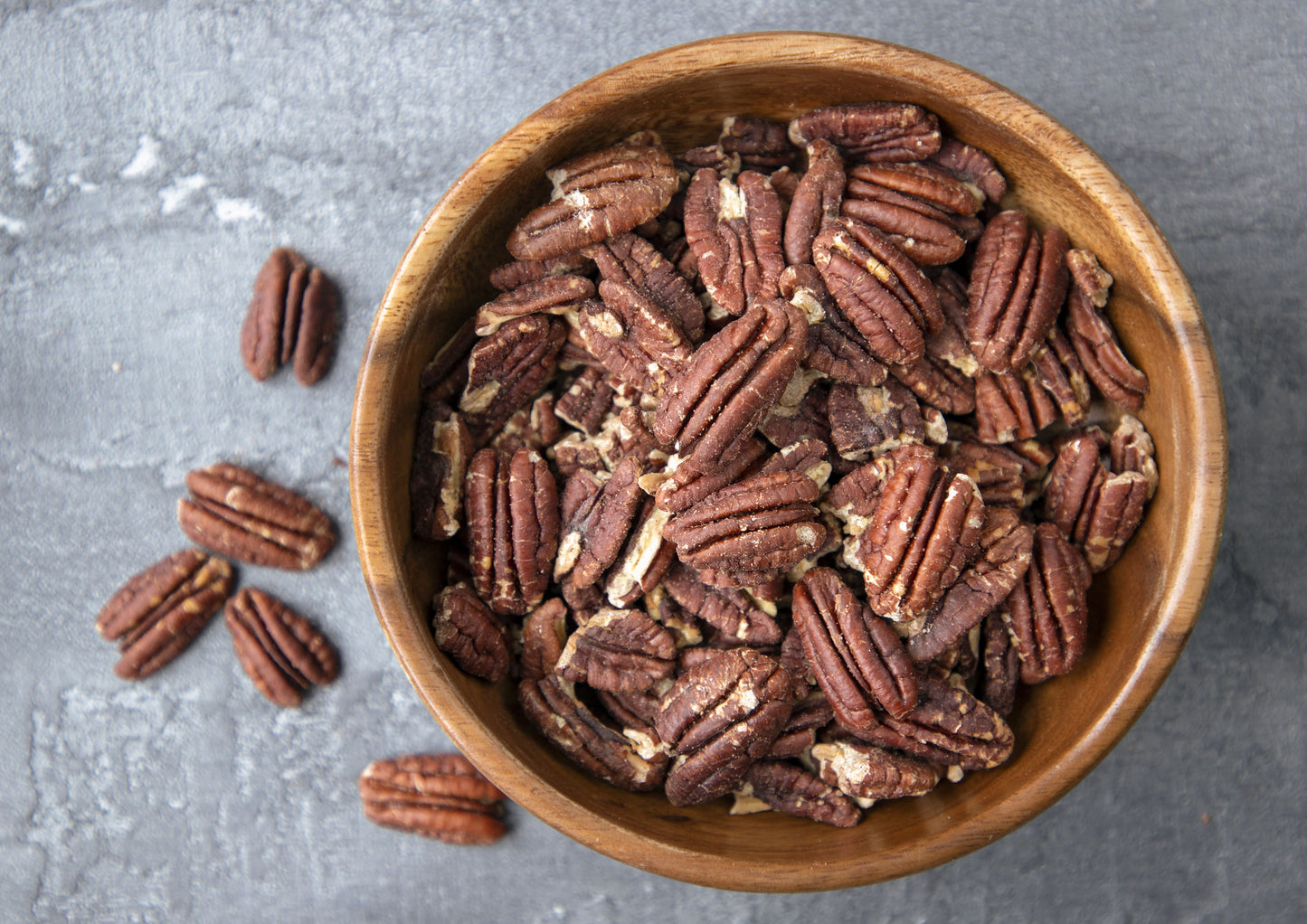 Organic Dry Roasted Pecan Halves with Himalayan Salt - by Food To Live