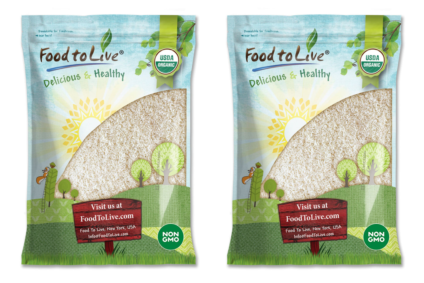 Organic Long Grain White Rice - by Food To Live